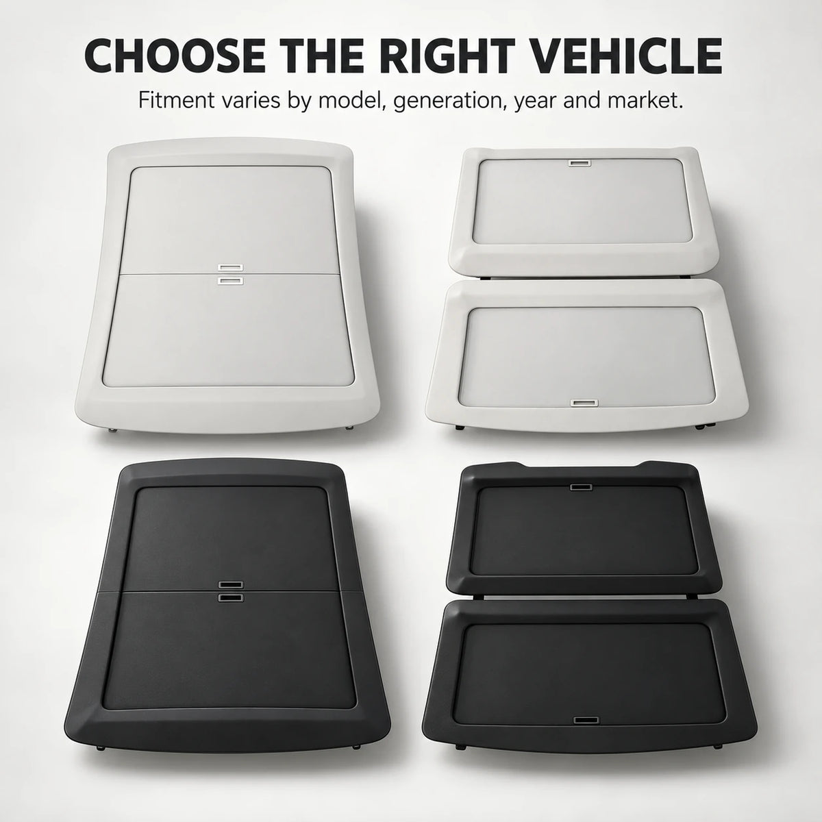 Manual Retractable Panoramic Roof Sunshade for Tesla Model 3 & Model Y