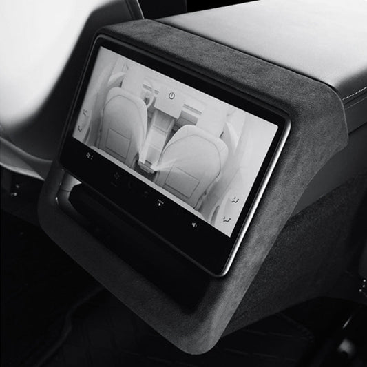 Tumbled-Texture Rear Display Trim Frame for Tesla