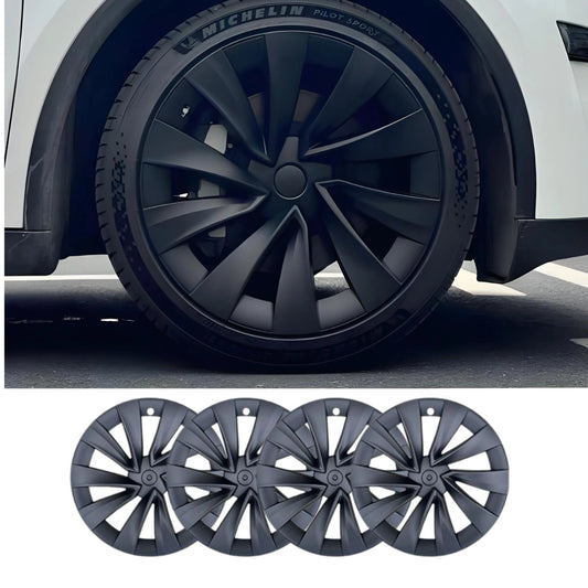 Nevrano 20″ Helix Wheel Covers for Model Y Juniper