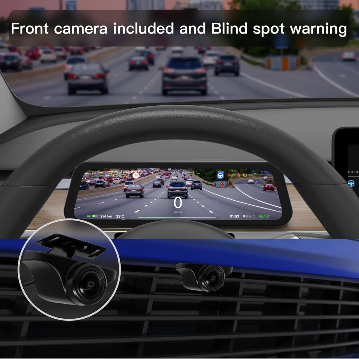 9.6-Inch Instrument Cluster Display for Tesla Model 3 & Model Y
