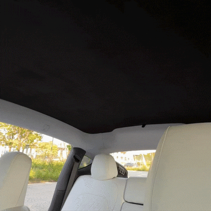 Static-Cling Glass Roof Sunshade for Tesla Model Y Juniper & Model 3 Highland