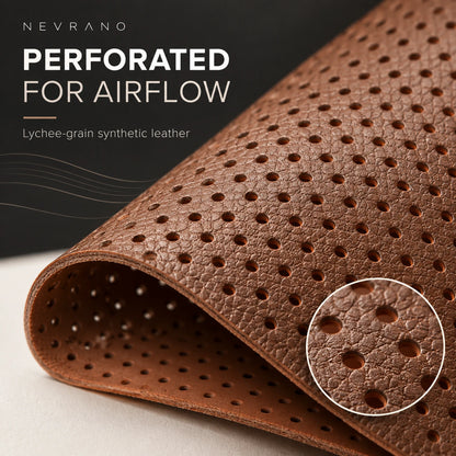 NEVRANO Ultra-Thin Perforated Seat Cushion Set for Tesla