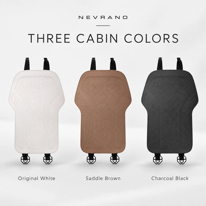 NEVRANO Ultra-Thin Perforated Seat Cushion Set for Tesla