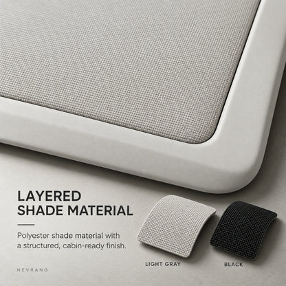 Manual Retractable Panoramic Roof Sunshade for Tesla Model 3 & Model Y