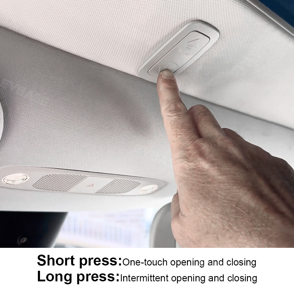 Powered Panoramic Roof Sunshade for Tesla Model Y
