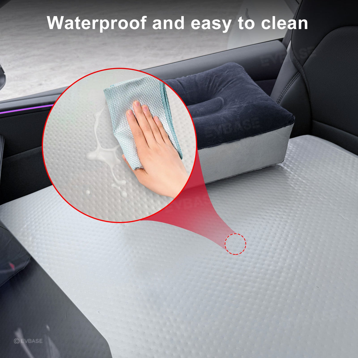 Front-Seat Inflatable Rest Bed for Tesla Model Y Juniper & Model 3 Highland