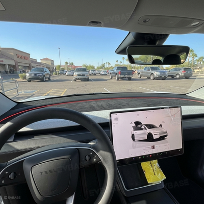 Suede-Style Anti-Glare Dashboard Cover for Tesla Model Y Juniper & Model YL