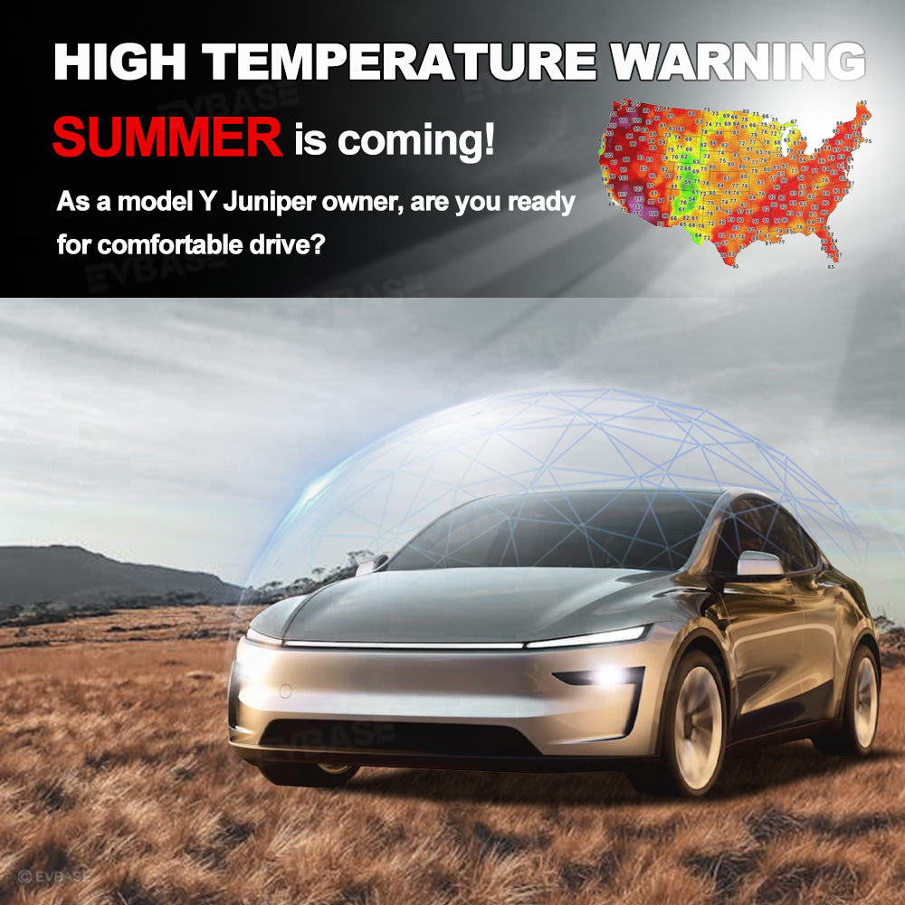 Static-Cling Glass Roof Sunshade for Tesla Model Y Juniper & Model 3 Highland