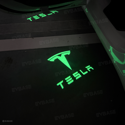 64-Color App-Controlled Door Projection Lights for Tesla Models