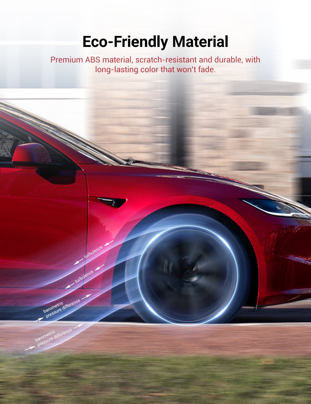 Nevrano 18″ Nebula Style Wheel Covers for Model 3 Highland