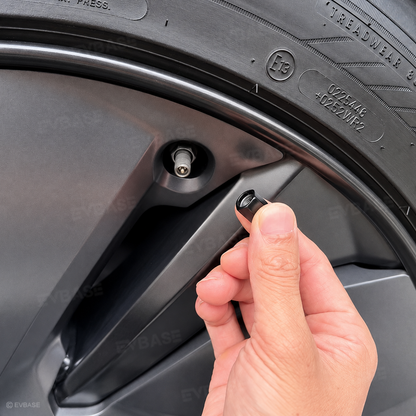 Aluminum Alloy Tire Valve Stem Caps for Tesla Models