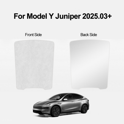 Static-Cling Glass Roof Sunshade for Tesla Model Y Juniper & Model 3 Highland