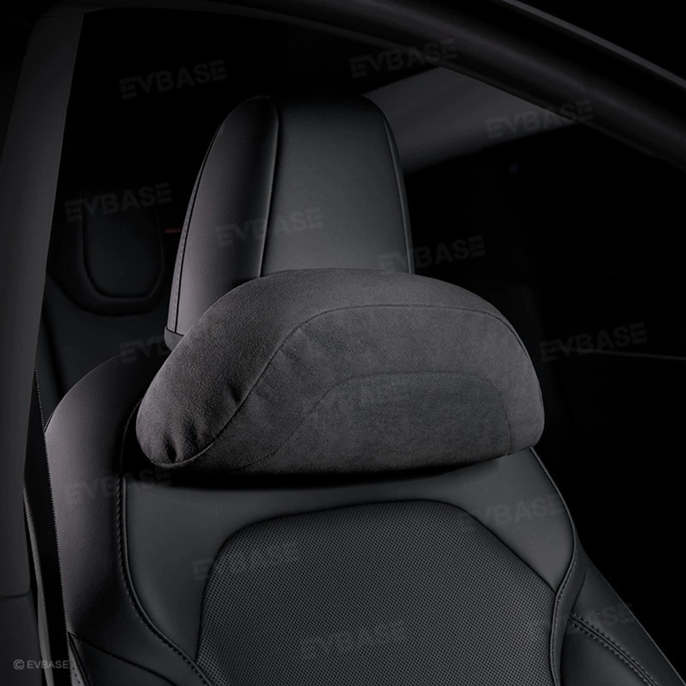 Memory Foam Headrest & Lumbar Support Pillows for Tesla Model 3 & Model Y