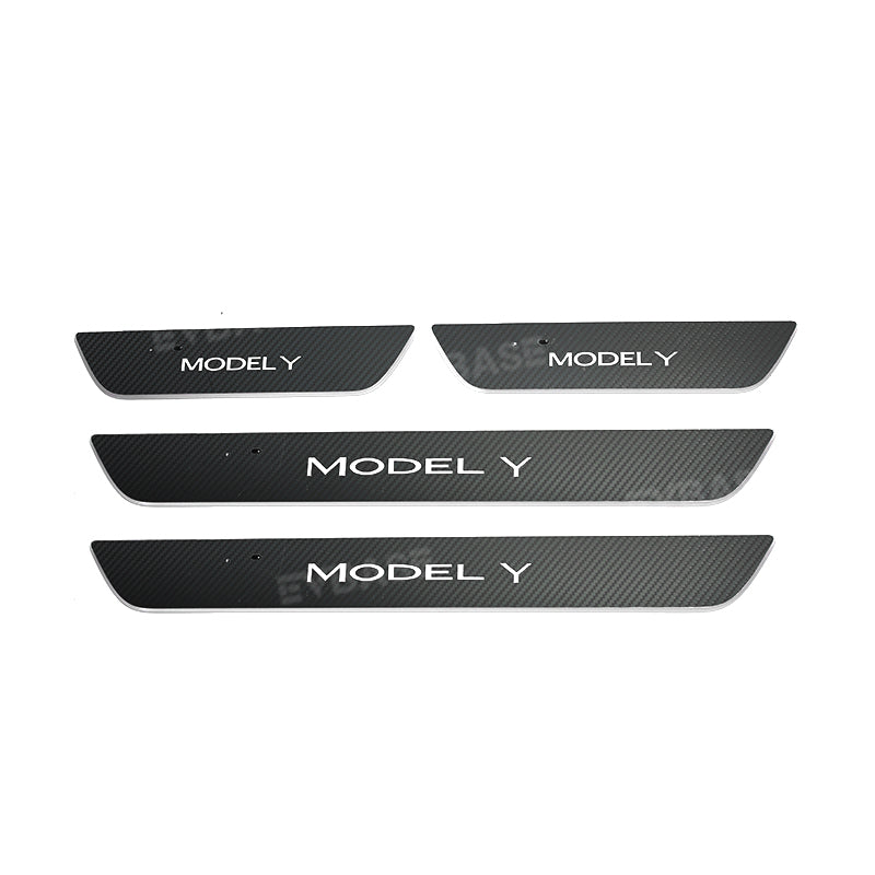Illuminated Door Sill Covers for Tesla Model 3