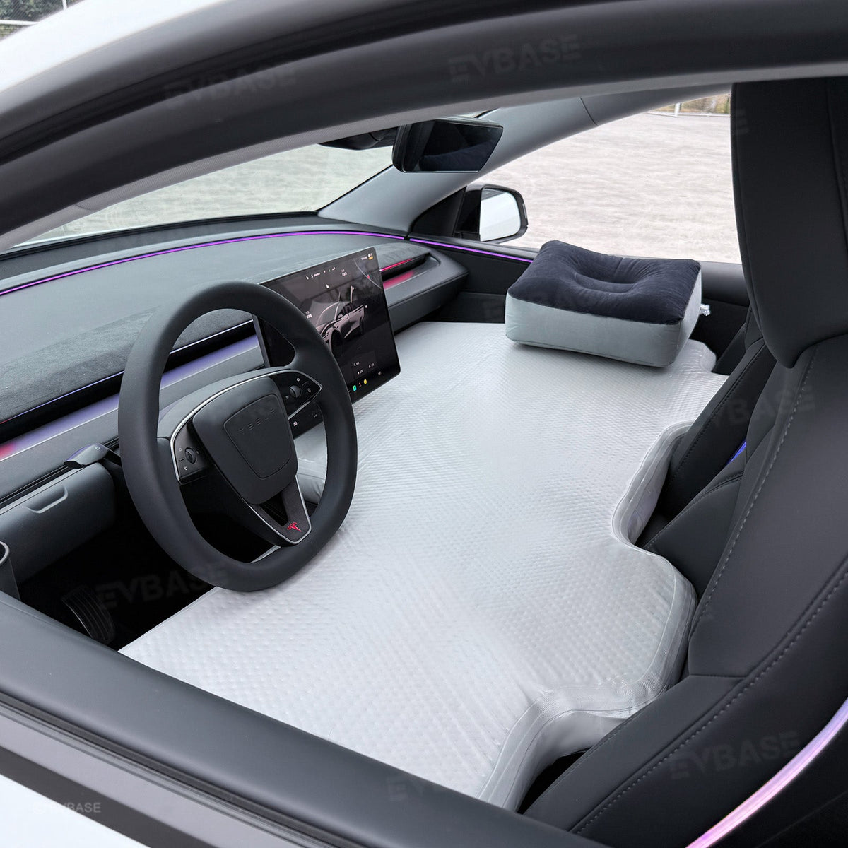 Front-Seat Inflatable Rest Bed for Tesla Model Y Juniper & Model 3 Highland