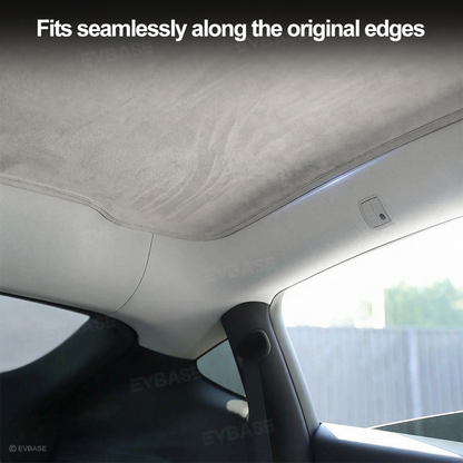 Static-Cling Glass Roof Sunshade for Tesla Model Y Juniper & Model 3 Highland