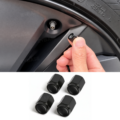 Aluminum Alloy Tire Valve Stem Caps for Tesla Models