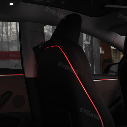 64-Color Seat-Back Ambient Light Set for Tesla Model 3 & Model Y