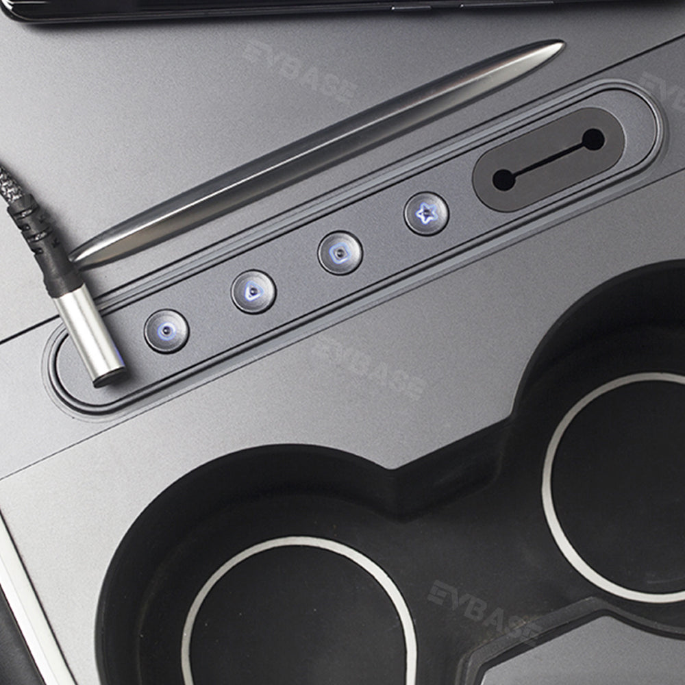 Center Console USB Hub & Physical Button Controller for Tesla