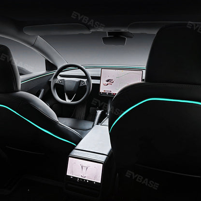 64-Color Seat-Back Ambient Light Set for Tesla Model 3 & Model Y