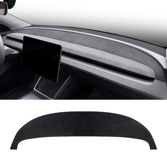 Suede-Style Anti-Glare Dashboard Cover for Tesla Model Y Juniper & Model YL