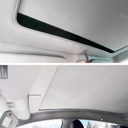 Powered Panoramic Roof Sunshade for Tesla Model Y