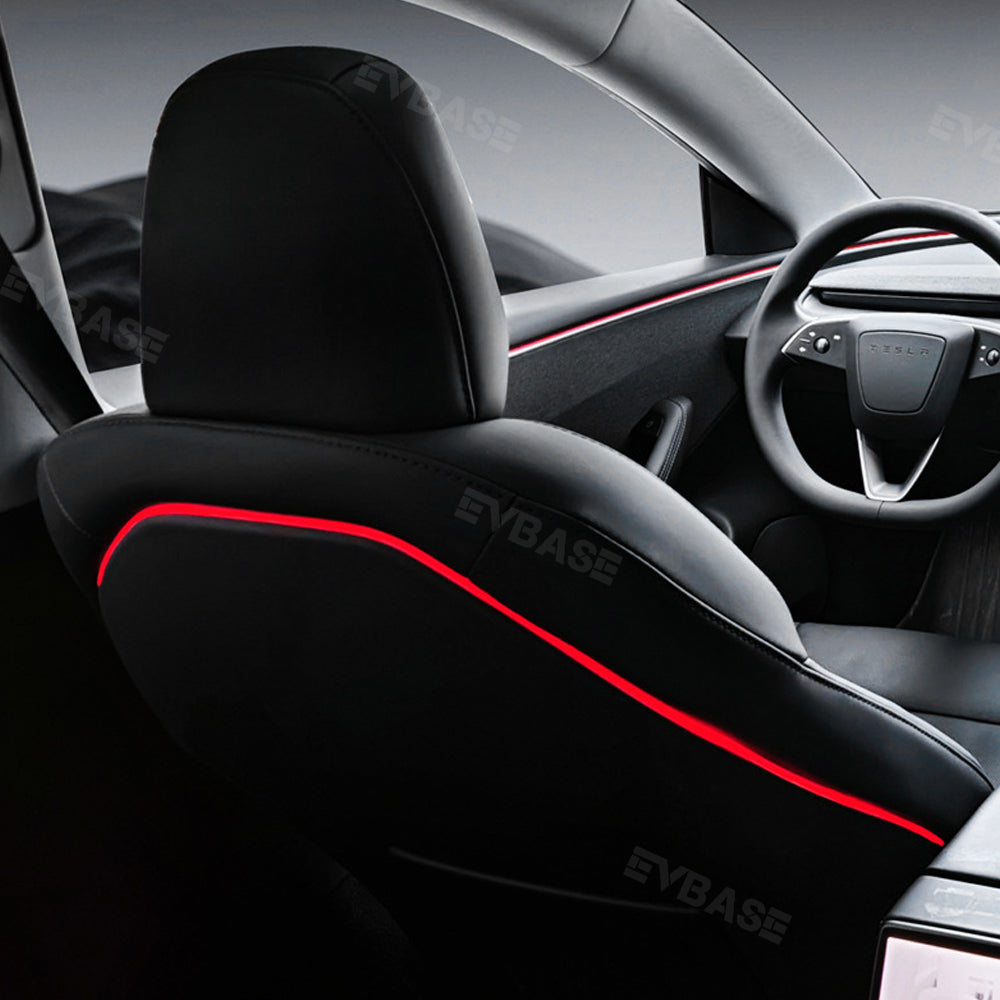 64-Color Seat-Back Ambient Light Set for Tesla Model 3 & Model Y