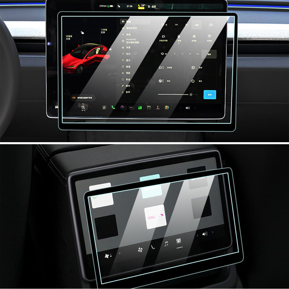 Front & Rear Screen Protector Set for Tesla Model 3 Highland