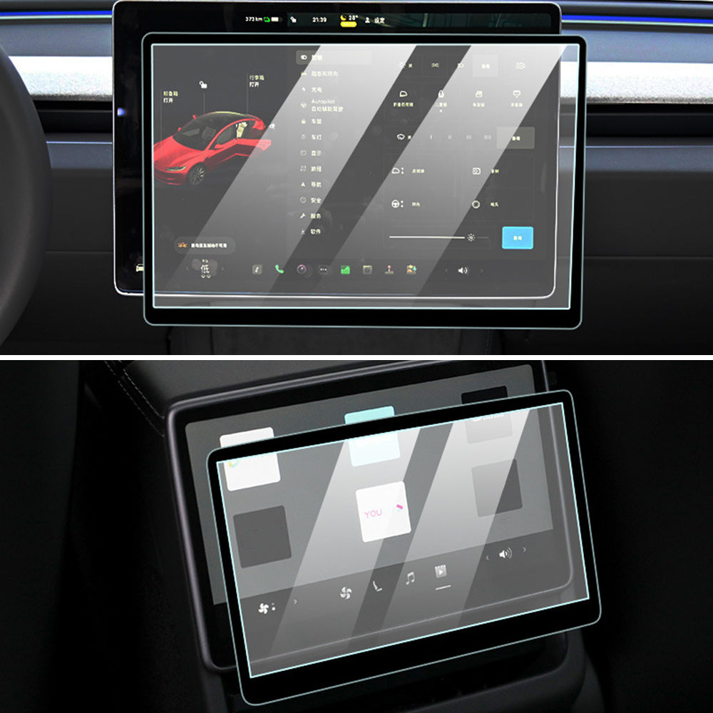 Front & Rear Screen Protector Set for Tesla Model 3 Highland