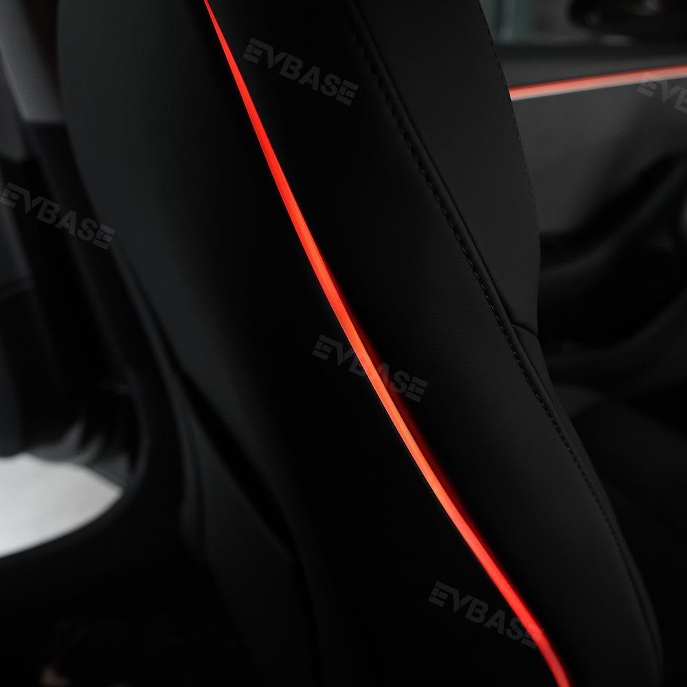 64-Color Seat-Back Ambient Light Set for Tesla Model 3 & Model Y