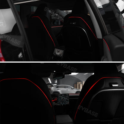 64-Color Seat-Back Ambient Light Set for Tesla Model 3 & Model Y