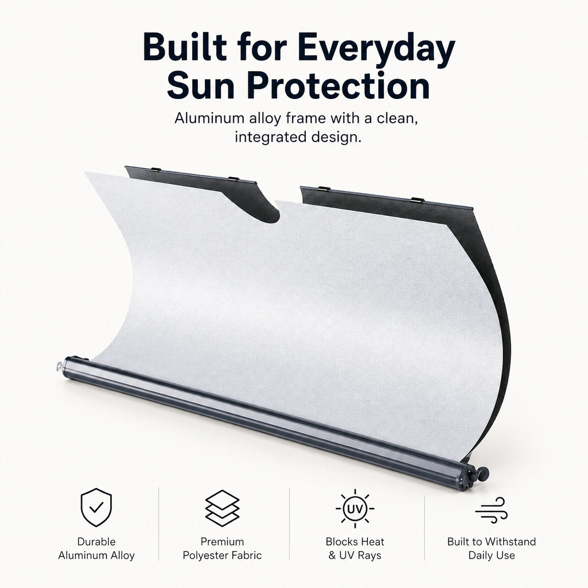 Tesla Model 3 Motorized Windshield Sunshade