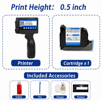 Nevrao- JetMark Pro-Handheld Inkjet Printer