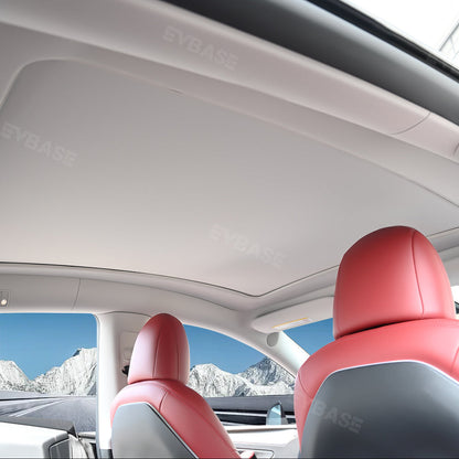 Powered Panoramic Roof Sunshade for Tesla Model Y
