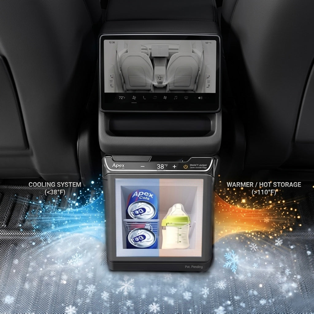 Nevrano Centre Console Fridge | Tesla Model Y Juniper