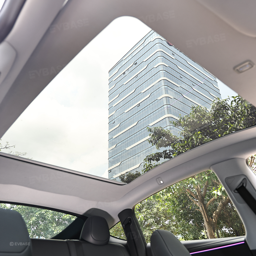 Powered Panoramic Roof Sunshade for Tesla Model Y