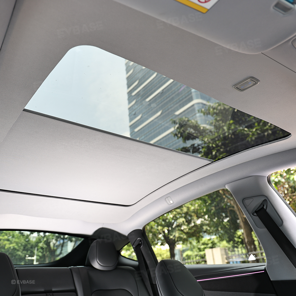 Powered Panoramic Roof Sunshade for Tesla Model Y