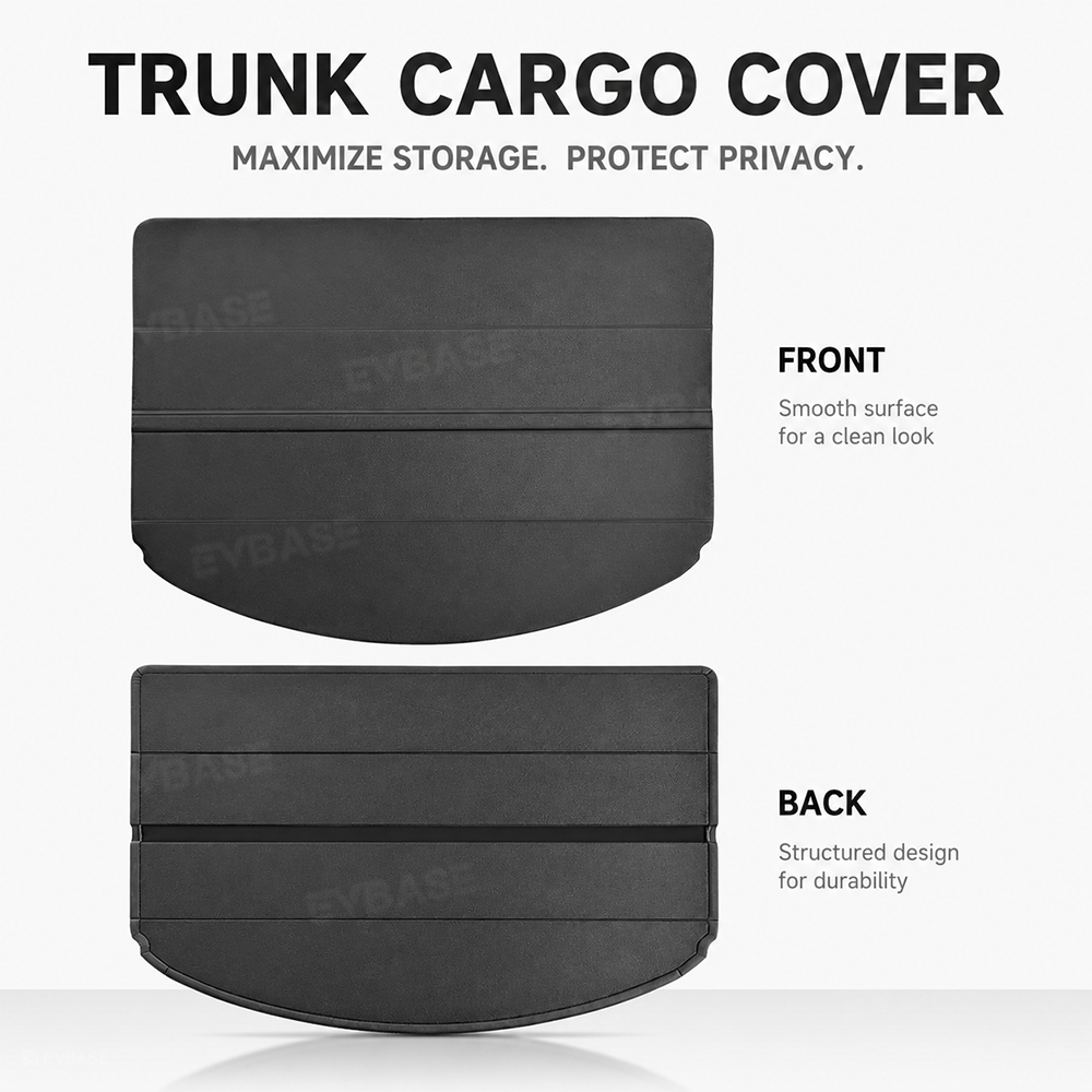 Foldable Trunk Cargo Cover & Organizer for Tesla Model Y Juniper