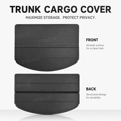 Foldable Trunk Cargo Cover & Organizer for Tesla Model Y Juniper