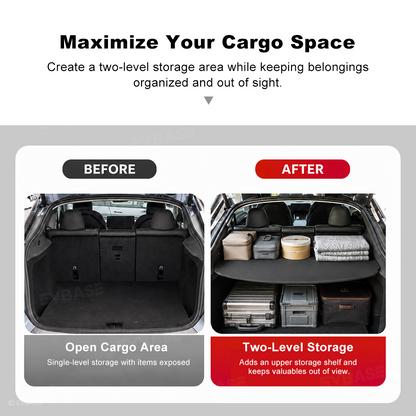 Foldable Trunk Cargo Cover & Organizer for Tesla Model Y Juniper