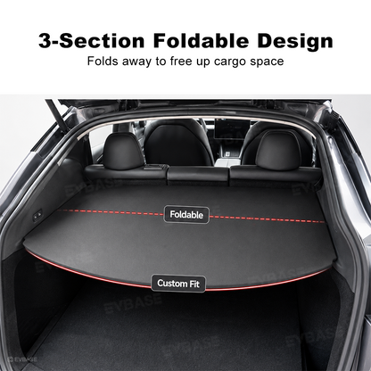 Foldable Trunk Cargo Cover & Organizer for Tesla Model Y Juniper