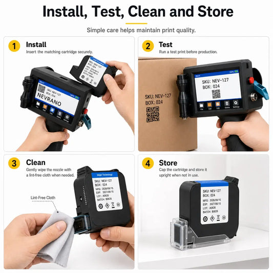 Ink Cartridge for Handheld Inkjet Printer