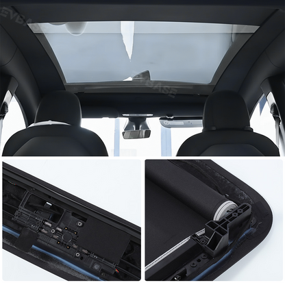 Powered Panoramic Roof Sunshade for Tesla Model Y
