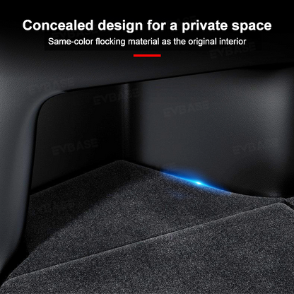 Model Y Juniper Trunk Storage Box Back Trunk Side Organizer Storage Bins Tesla Organizer