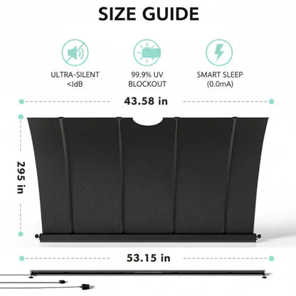 Nevrano™- Motorized Windshield Sunshade