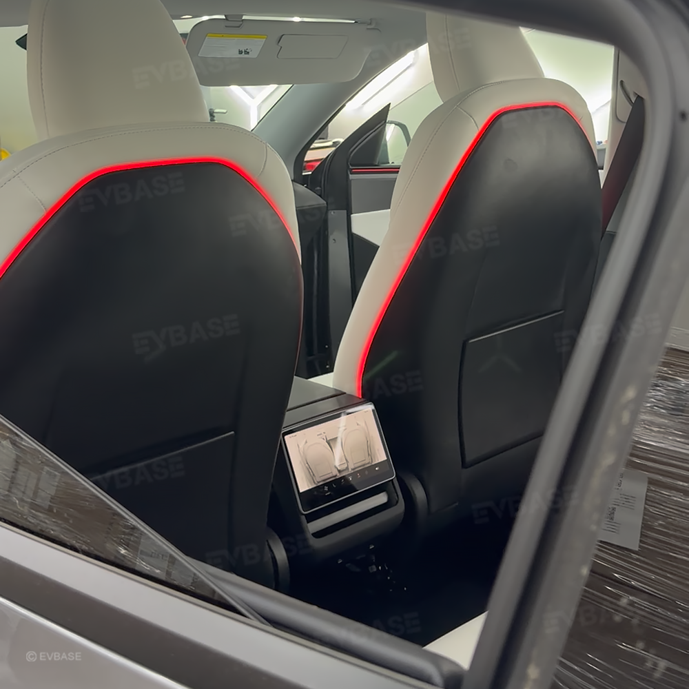 64-Color Seat-Back Ambient Light Set for Tesla Model 3 & Model Y