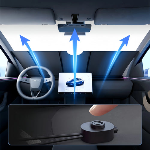 Nevrano™- Motorized Windshield Sunshade