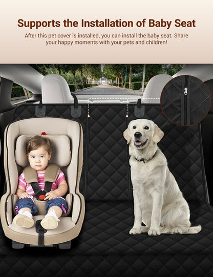 Water-Resistant Dog Back Seat Cover for Tesla Model 3, Y, S & X