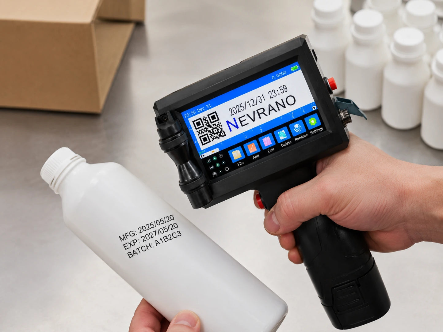 Nevrao- JetMark Pro-Handheld Inkjet Printer