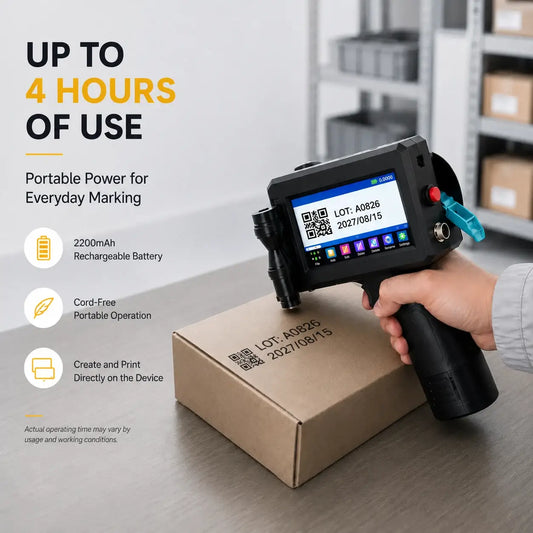 Handheld Inkjet Printer for Coding & Marking